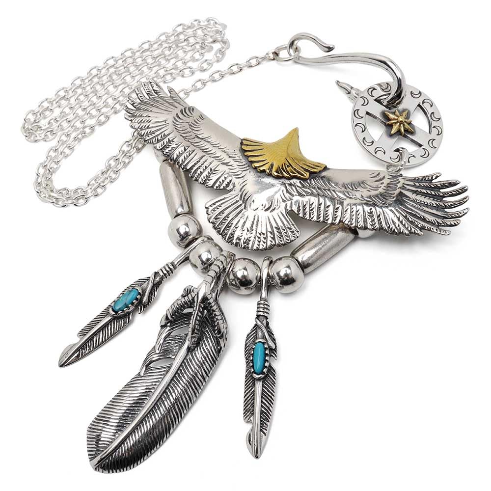 Amazon | [silver KYASYA]シルバー925 フェザーネックレス
